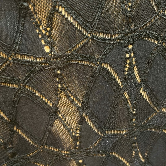 NADYA TOTO Elegant Black Lace Long Sleeves Midi Dress Size L Perfect condition. - Picture 4 of 7